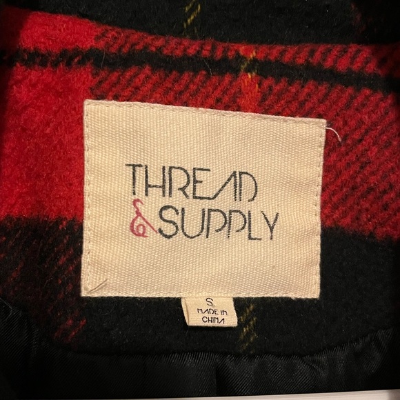 THREAD & SUPPLY Plaid Moto Jacket - Picture 5 of 5